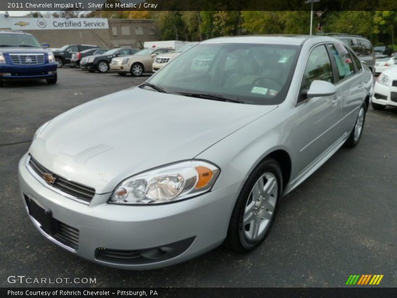 Silver Ice Metallic / Gray 2011 Chevrolet Impala LT