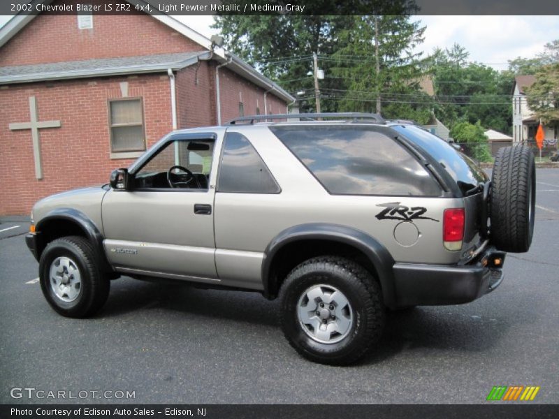 Light Pewter Metallic / Medium Gray 2002 Chevrolet Blazer LS ZR2 4x4