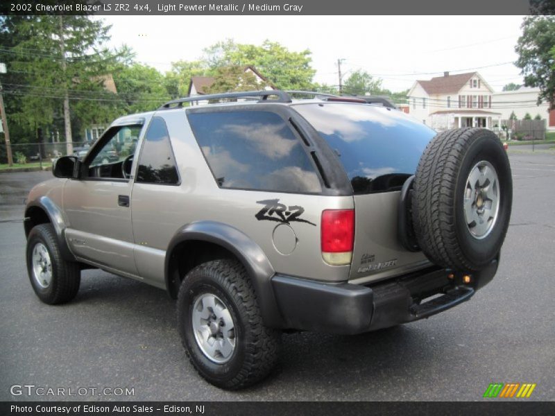 Light Pewter Metallic / Medium Gray 2002 Chevrolet Blazer LS ZR2 4x4
