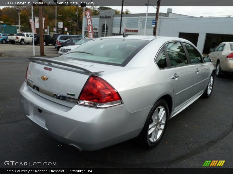 Silver Ice Metallic / Gray 2011 Chevrolet Impala LTZ