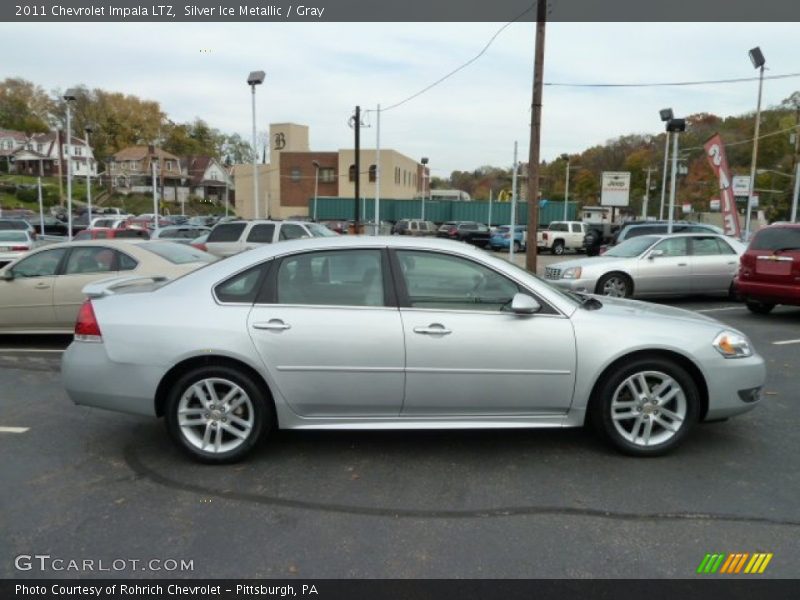 Silver Ice Metallic / Gray 2011 Chevrolet Impala LTZ