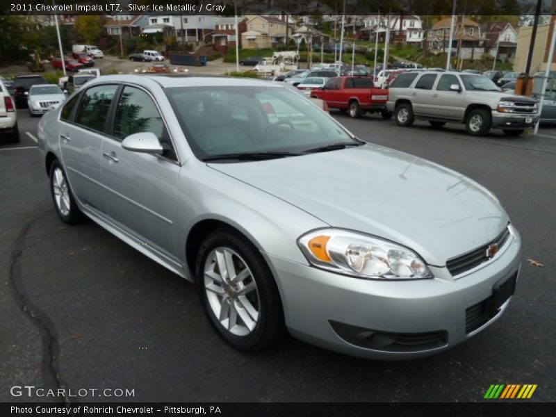 Silver Ice Metallic / Gray 2011 Chevrolet Impala LTZ