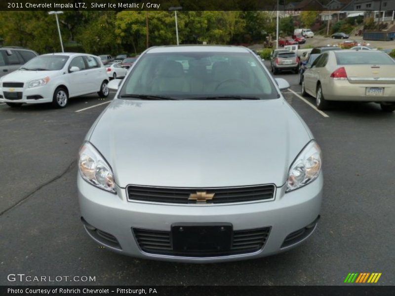 Silver Ice Metallic / Gray 2011 Chevrolet Impala LTZ