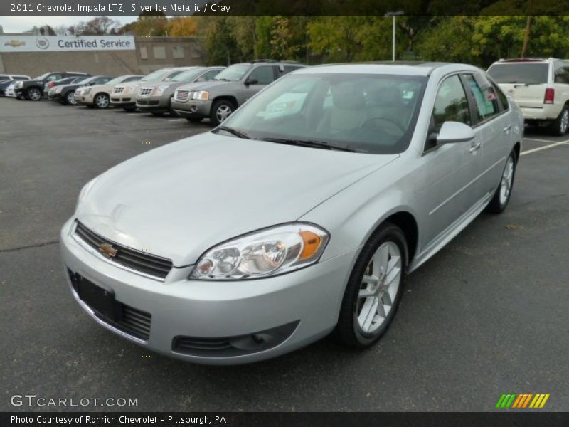 Silver Ice Metallic / Gray 2011 Chevrolet Impala LTZ