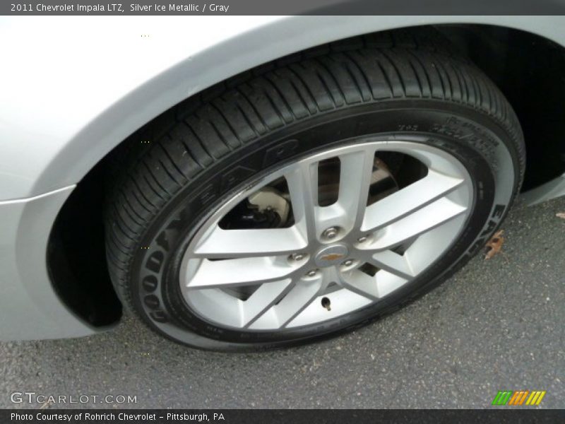 Silver Ice Metallic / Gray 2011 Chevrolet Impala LTZ