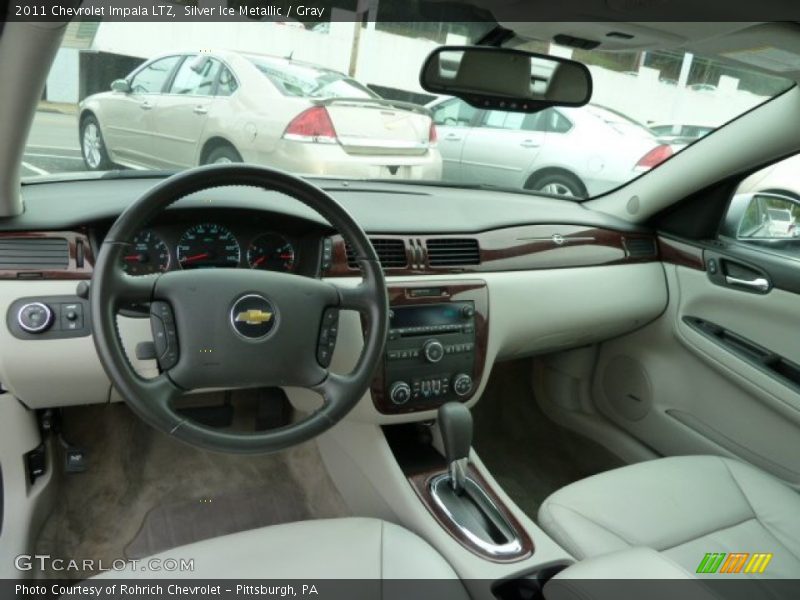 Silver Ice Metallic / Gray 2011 Chevrolet Impala LTZ