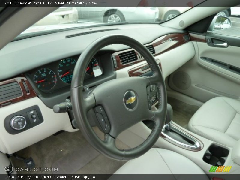 Silver Ice Metallic / Gray 2011 Chevrolet Impala LTZ