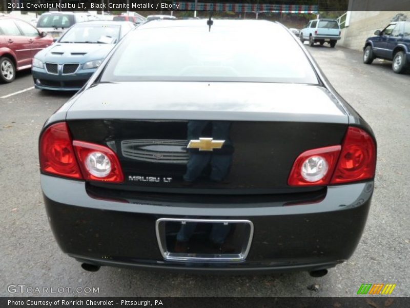 Black Granite Metallic / Ebony 2011 Chevrolet Malibu LT