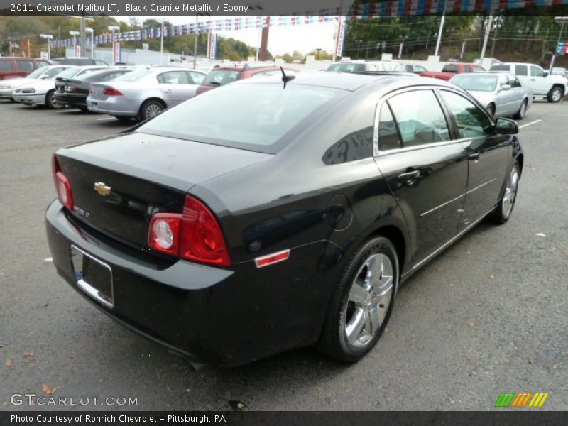 Black Granite Metallic / Ebony 2011 Chevrolet Malibu LT