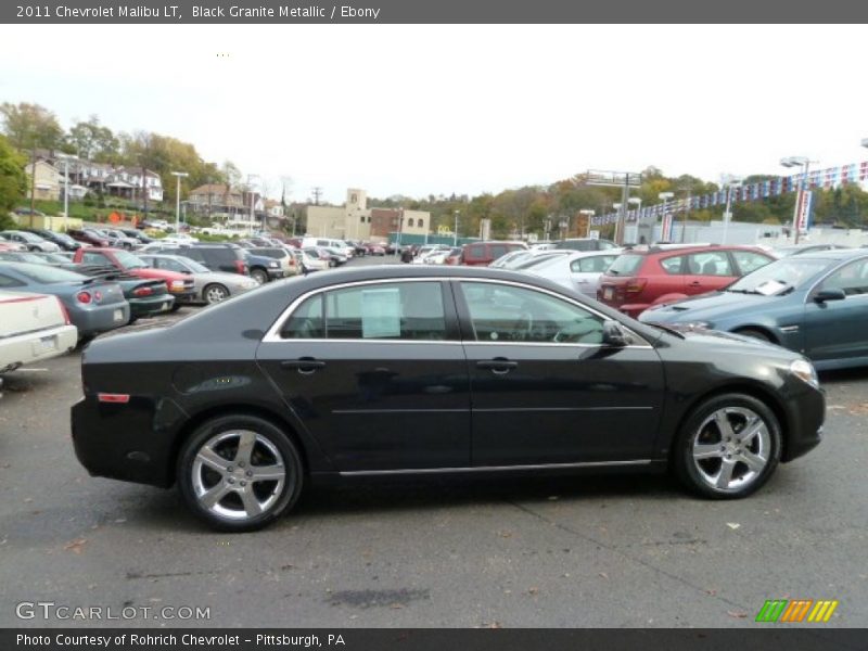Black Granite Metallic / Ebony 2011 Chevrolet Malibu LT
