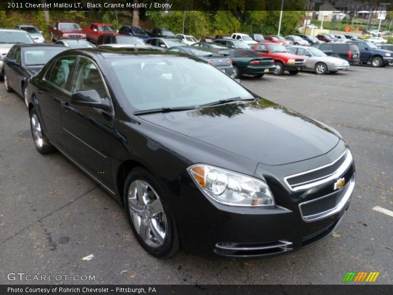 Black Granite Metallic / Ebony 2011 Chevrolet Malibu LT