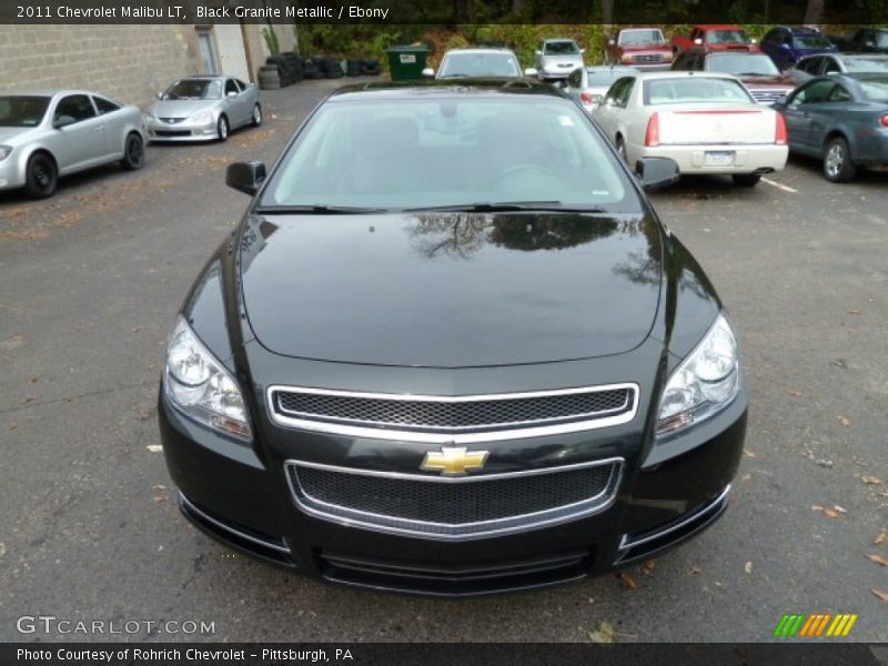 Black Granite Metallic / Ebony 2011 Chevrolet Malibu LT