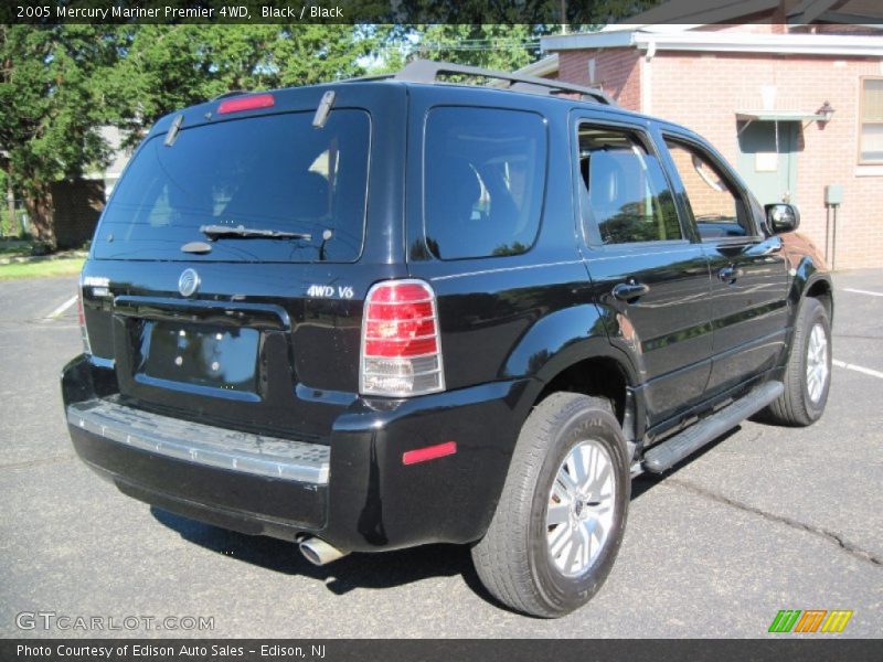 Black / Black 2005 Mercury Mariner Premier 4WD