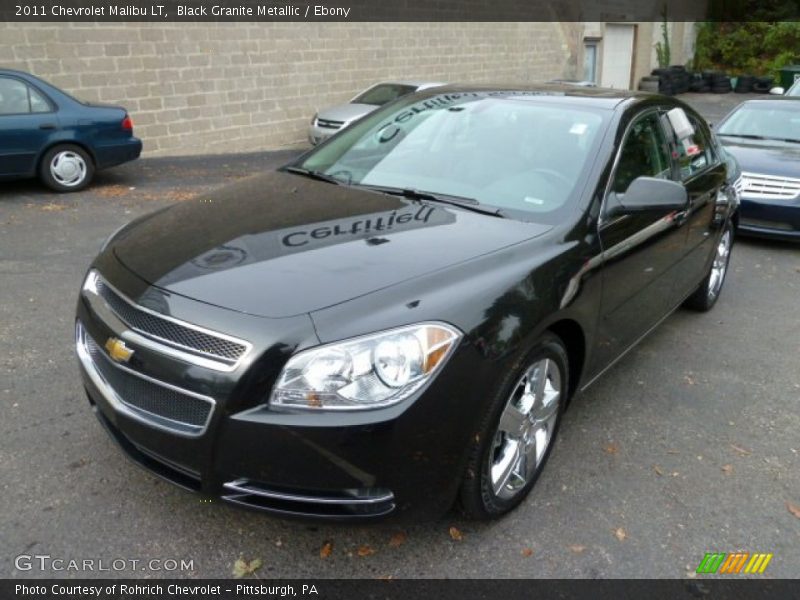 Black Granite Metallic / Ebony 2011 Chevrolet Malibu LT