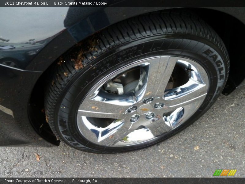 Black Granite Metallic / Ebony 2011 Chevrolet Malibu LT