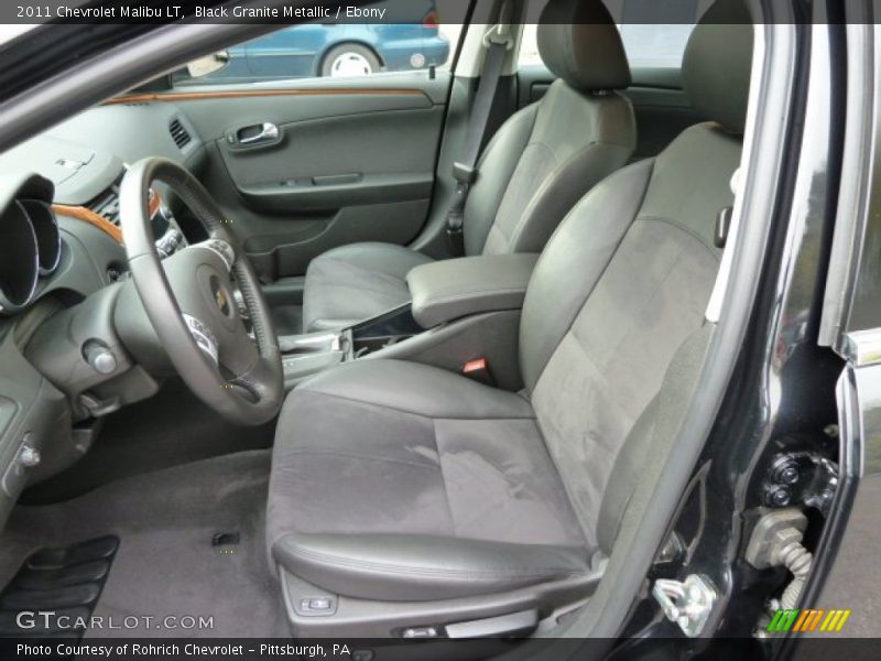Black Granite Metallic / Ebony 2011 Chevrolet Malibu LT