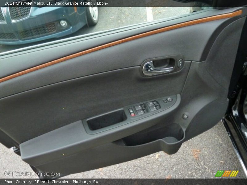 Black Granite Metallic / Ebony 2011 Chevrolet Malibu LT
