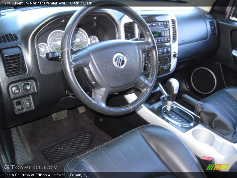 Black / Black 2005 Mercury Mariner Premier 4WD