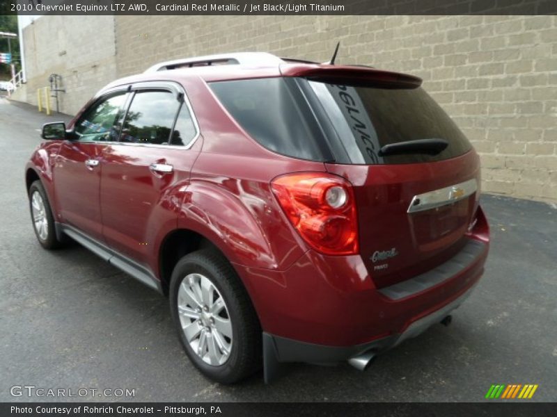 Cardinal Red Metallic / Jet Black/Light Titanium 2010 Chevrolet Equinox LTZ AWD