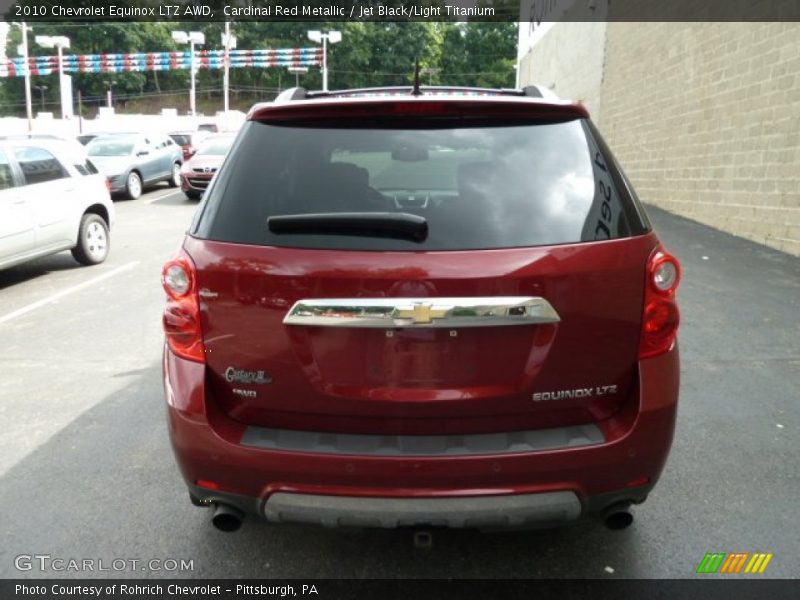 Cardinal Red Metallic / Jet Black/Light Titanium 2010 Chevrolet Equinox LTZ AWD