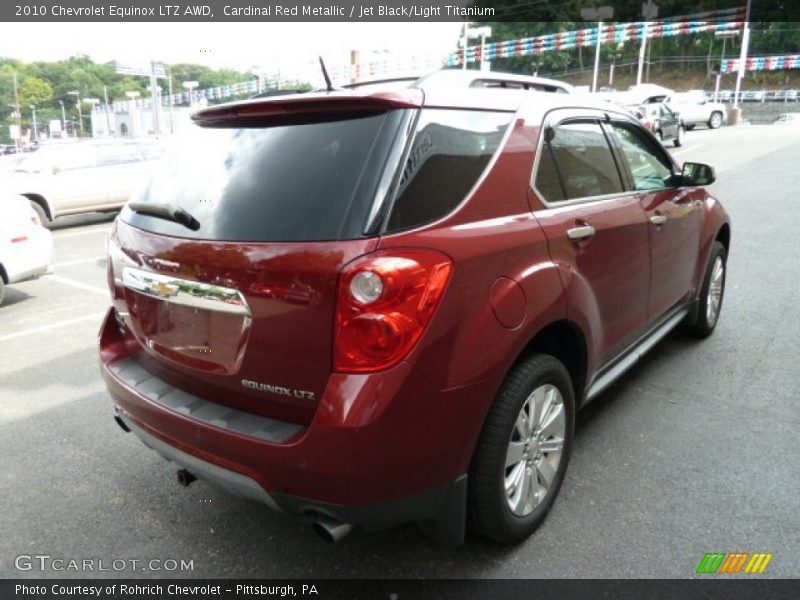 Cardinal Red Metallic / Jet Black/Light Titanium 2010 Chevrolet Equinox LTZ AWD