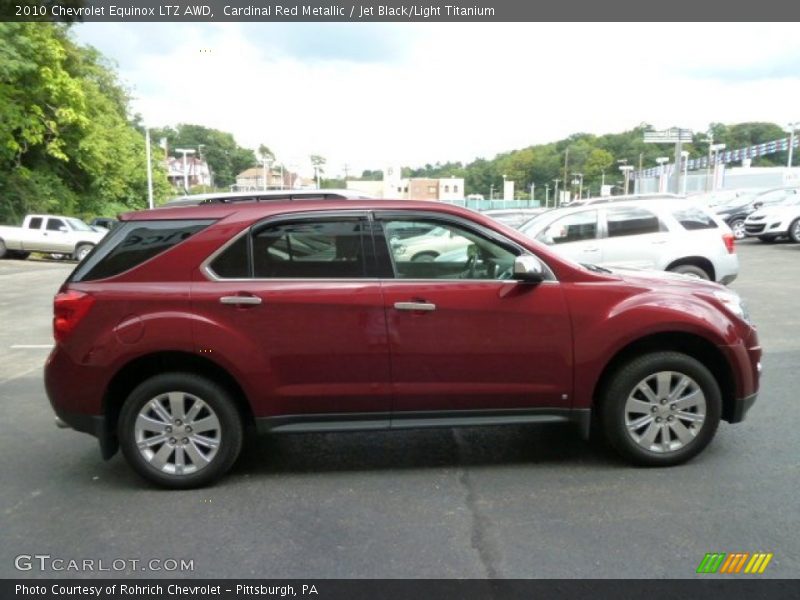 Cardinal Red Metallic / Jet Black/Light Titanium 2010 Chevrolet Equinox LTZ AWD