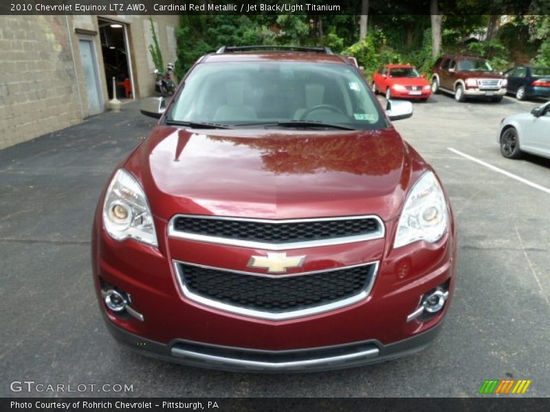 Cardinal Red Metallic / Jet Black/Light Titanium 2010 Chevrolet Equinox LTZ AWD