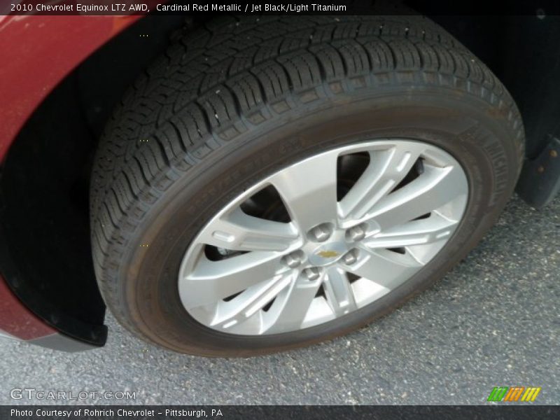 Cardinal Red Metallic / Jet Black/Light Titanium 2010 Chevrolet Equinox LTZ AWD