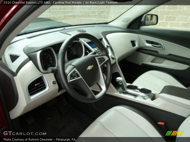 Cardinal Red Metallic / Jet Black/Light Titanium 2010 Chevrolet Equinox LTZ AWD