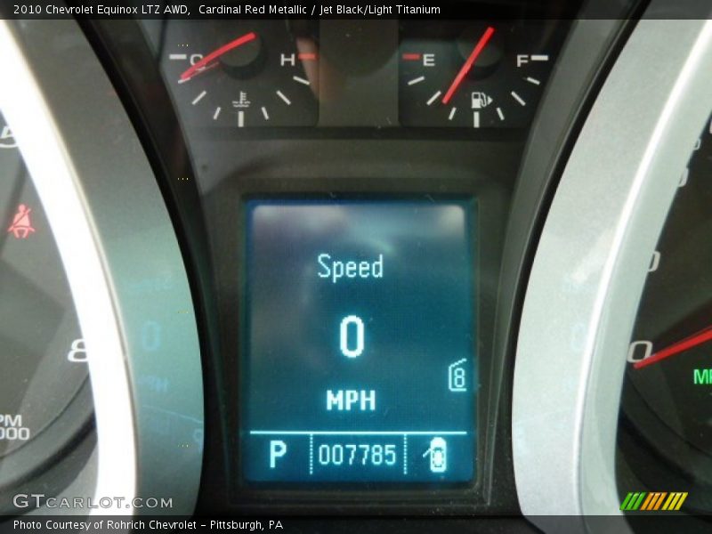 Cardinal Red Metallic / Jet Black/Light Titanium 2010 Chevrolet Equinox LTZ AWD