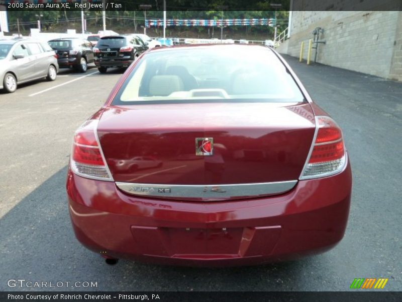 Red Jewel / Tan 2008 Saturn Aura XE