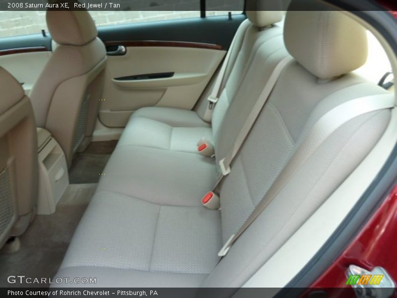 Red Jewel / Tan 2008 Saturn Aura XE