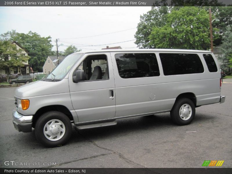 Silver Metallic / Medium Flint Grey 2006 Ford E Series Van E350 XLT 15 Passenger