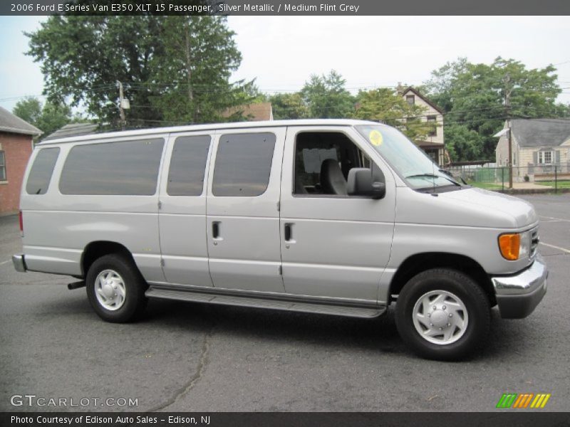 Silver Metallic / Medium Flint Grey 2006 Ford E Series Van E350 XLT 15 Passenger