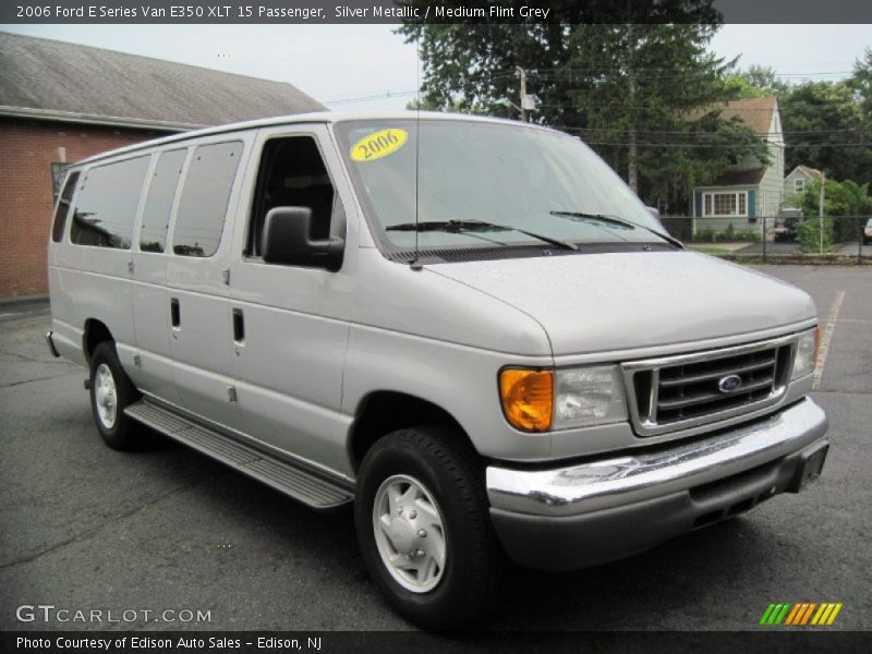 Silver Metallic / Medium Flint Grey 2006 Ford E Series Van E350 XLT 15 Passenger