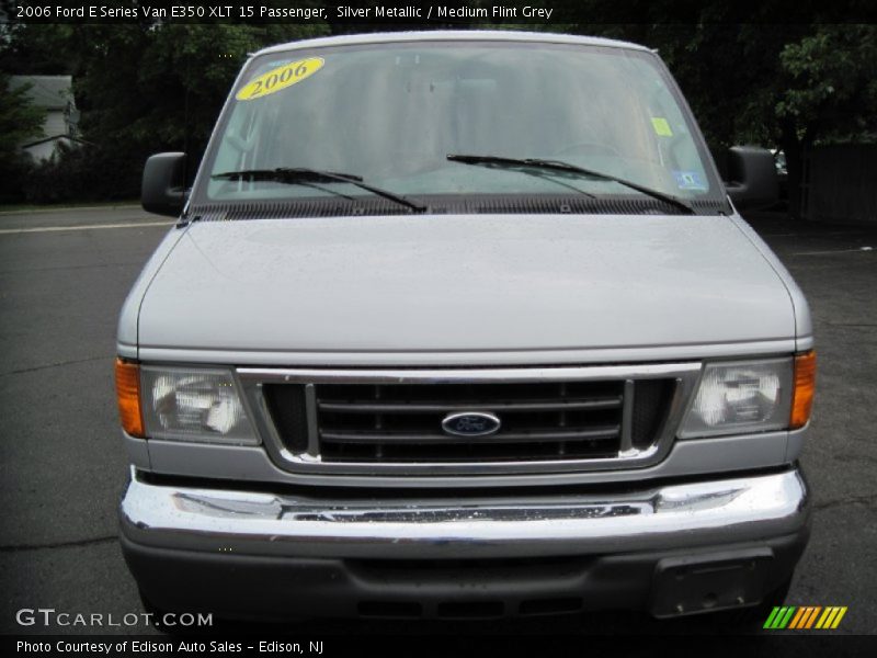 Silver Metallic / Medium Flint Grey 2006 Ford E Series Van E350 XLT 15 Passenger