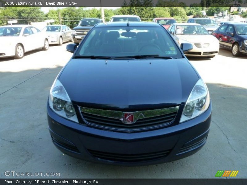Deep Blue / Gray 2008 Saturn Aura XE