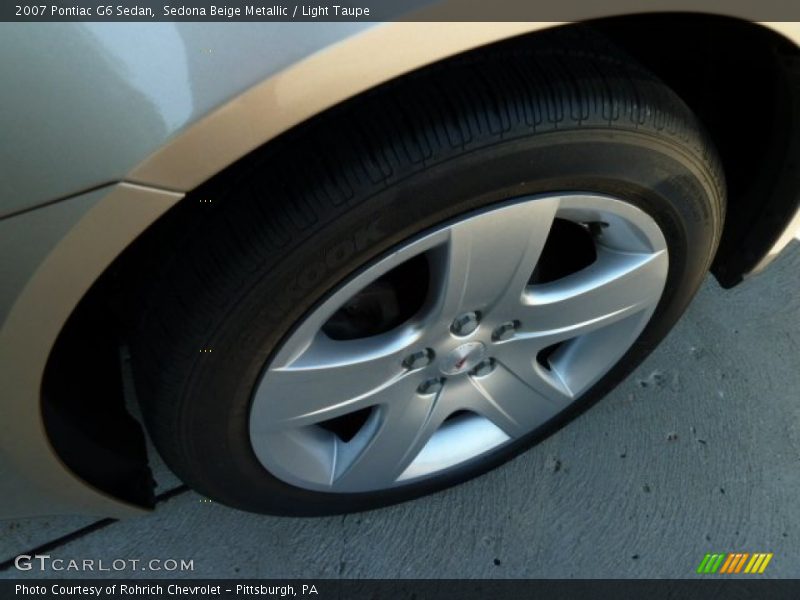 Sedona Beige Metallic / Light Taupe 2007 Pontiac G6 Sedan
