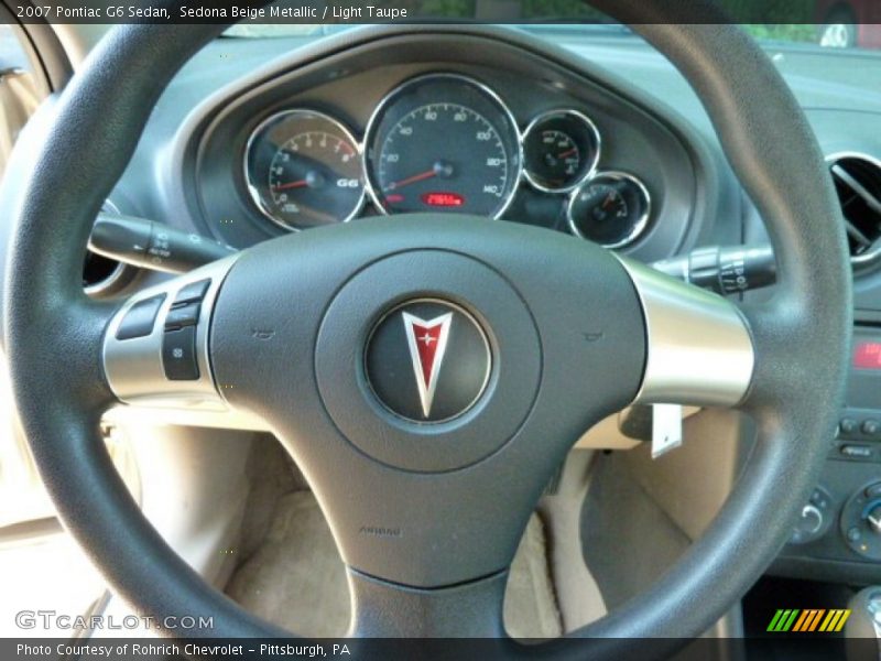 Sedona Beige Metallic / Light Taupe 2007 Pontiac G6 Sedan