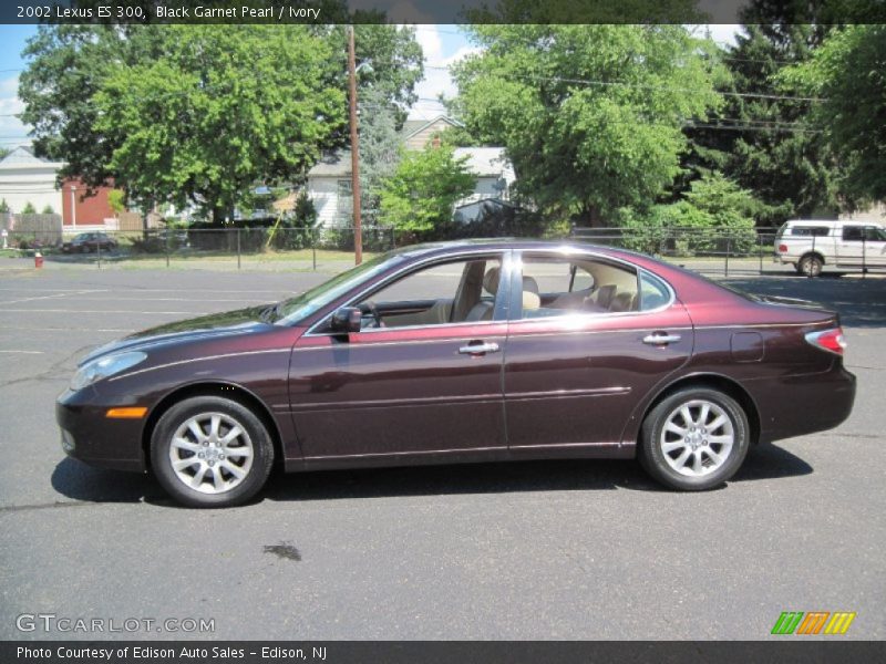 Black Garnet Pearl / Ivory 2002 Lexus ES 300