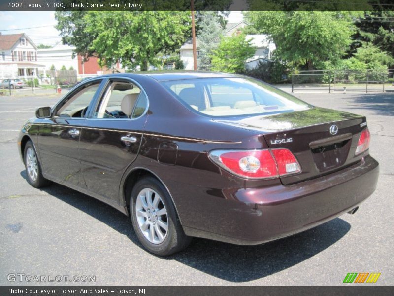Black Garnet Pearl / Ivory 2002 Lexus ES 300