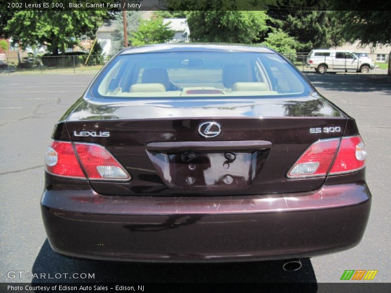 Black Garnet Pearl / Ivory 2002 Lexus ES 300