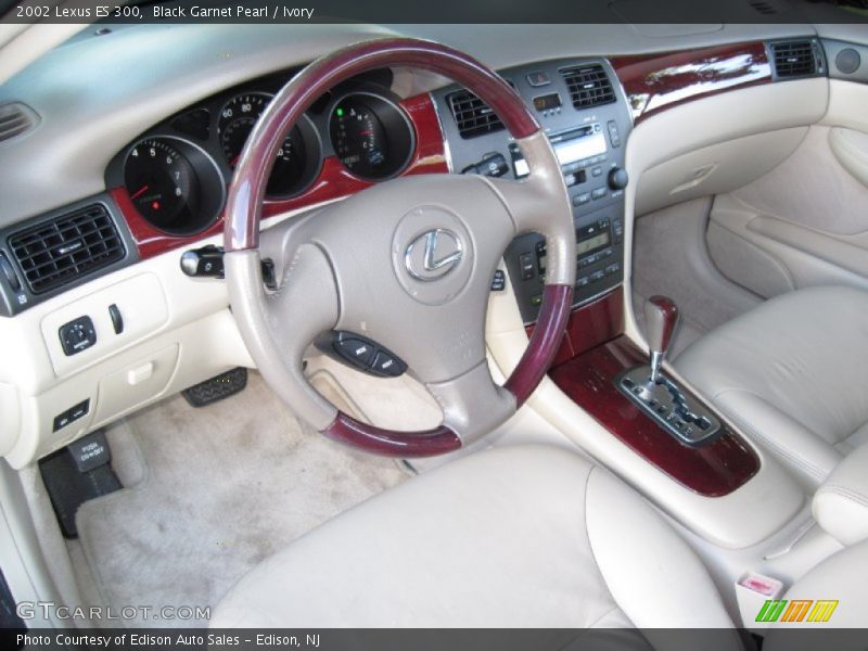 Black Garnet Pearl / Ivory 2002 Lexus ES 300