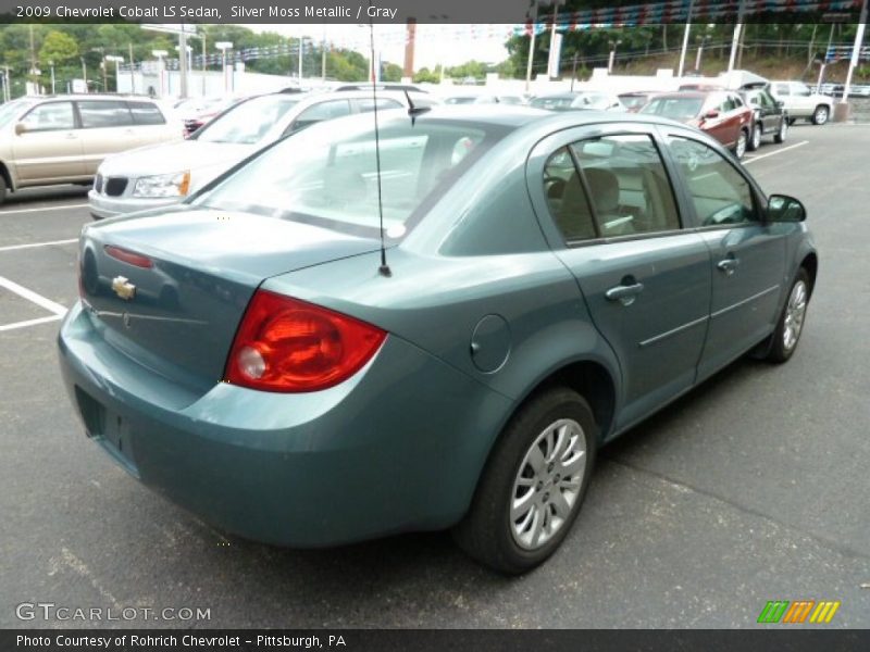 Silver Moss Metallic / Gray 2009 Chevrolet Cobalt LS Sedan