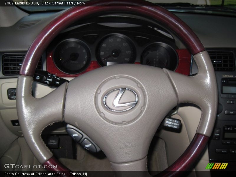 Black Garnet Pearl / Ivory 2002 Lexus ES 300