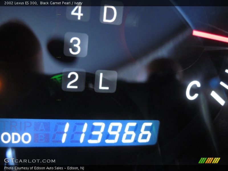 Black Garnet Pearl / Ivory 2002 Lexus ES 300