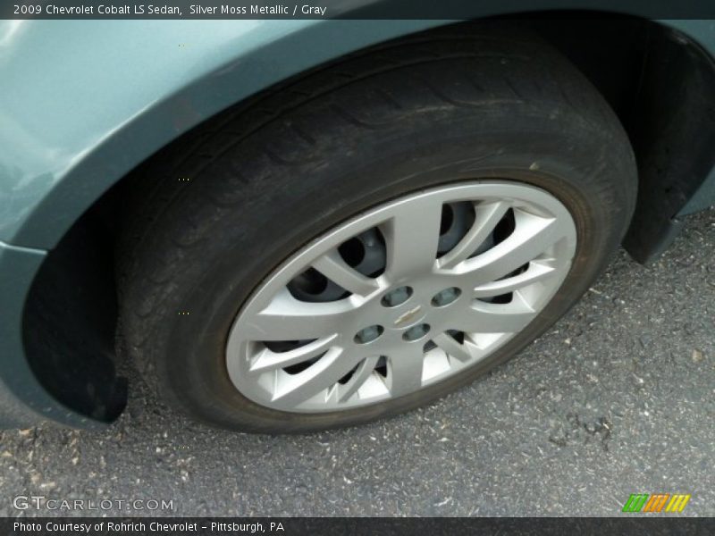 Silver Moss Metallic / Gray 2009 Chevrolet Cobalt LS Sedan