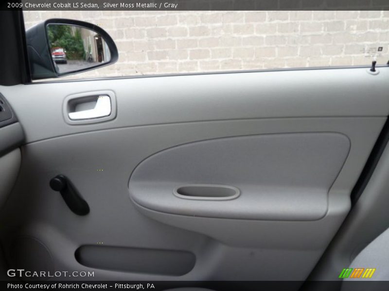 Silver Moss Metallic / Gray 2009 Chevrolet Cobalt LS Sedan