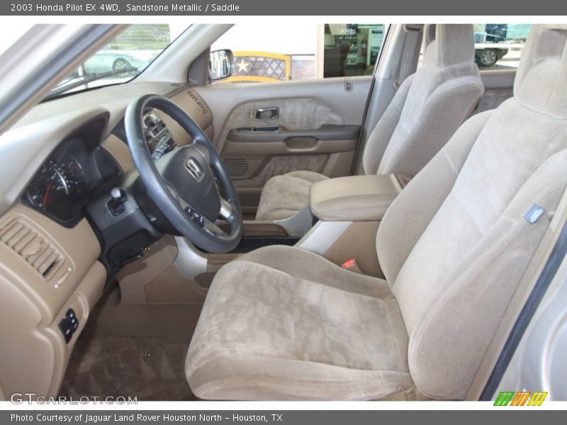 Sandstone Metallic / Saddle 2003 Honda Pilot EX 4WD