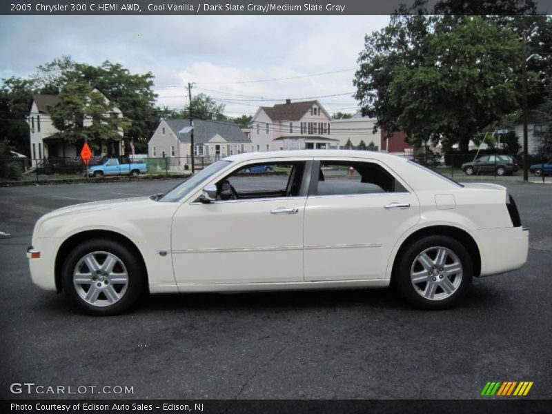 Cool Vanilla / Dark Slate Gray/Medium Slate Gray 2005 Chrysler 300 C HEMI AWD